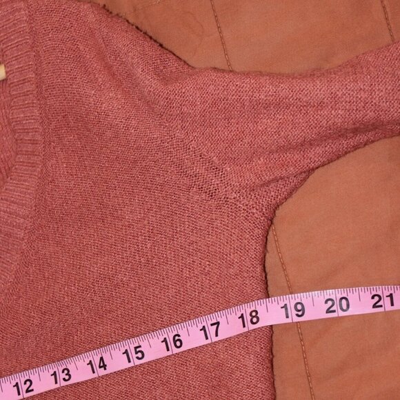 American Eagle V-Neck Button Down Cropped Cardigan Women's Size XS in Rust - Picture 8 of 10